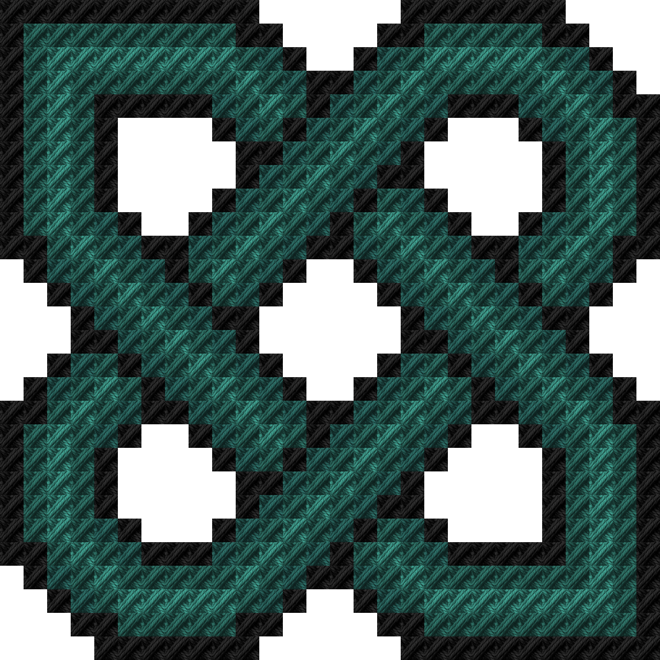 Sample stitched in Malachite