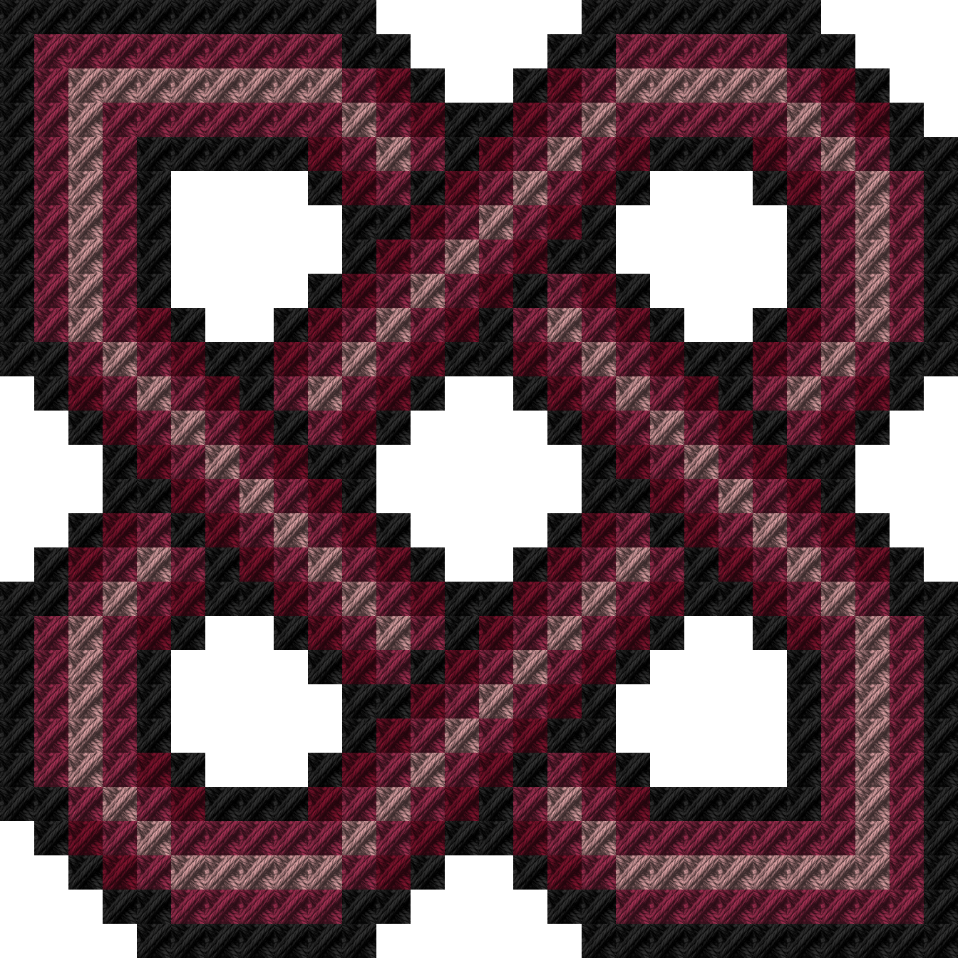 Sample stitched in Mauve