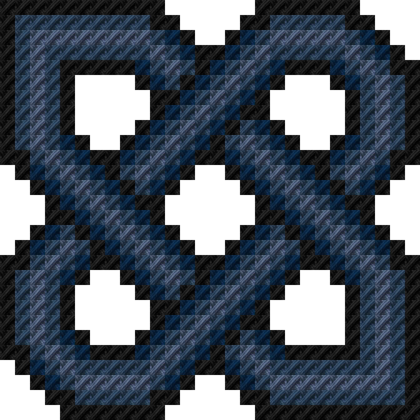 Sample stitched in Sapphire